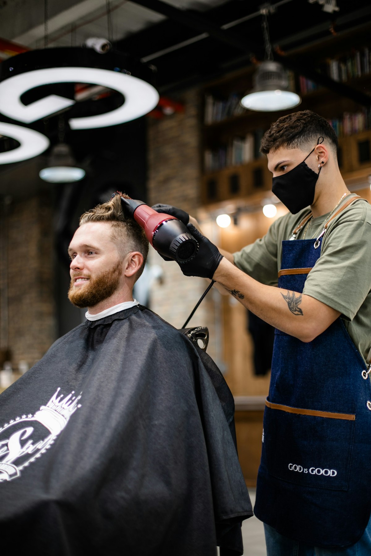 Haircut + beard styling