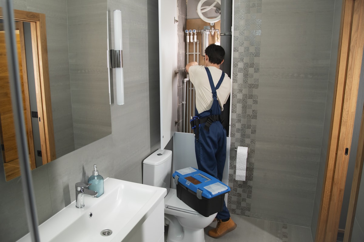 Blocked drain / sink clean